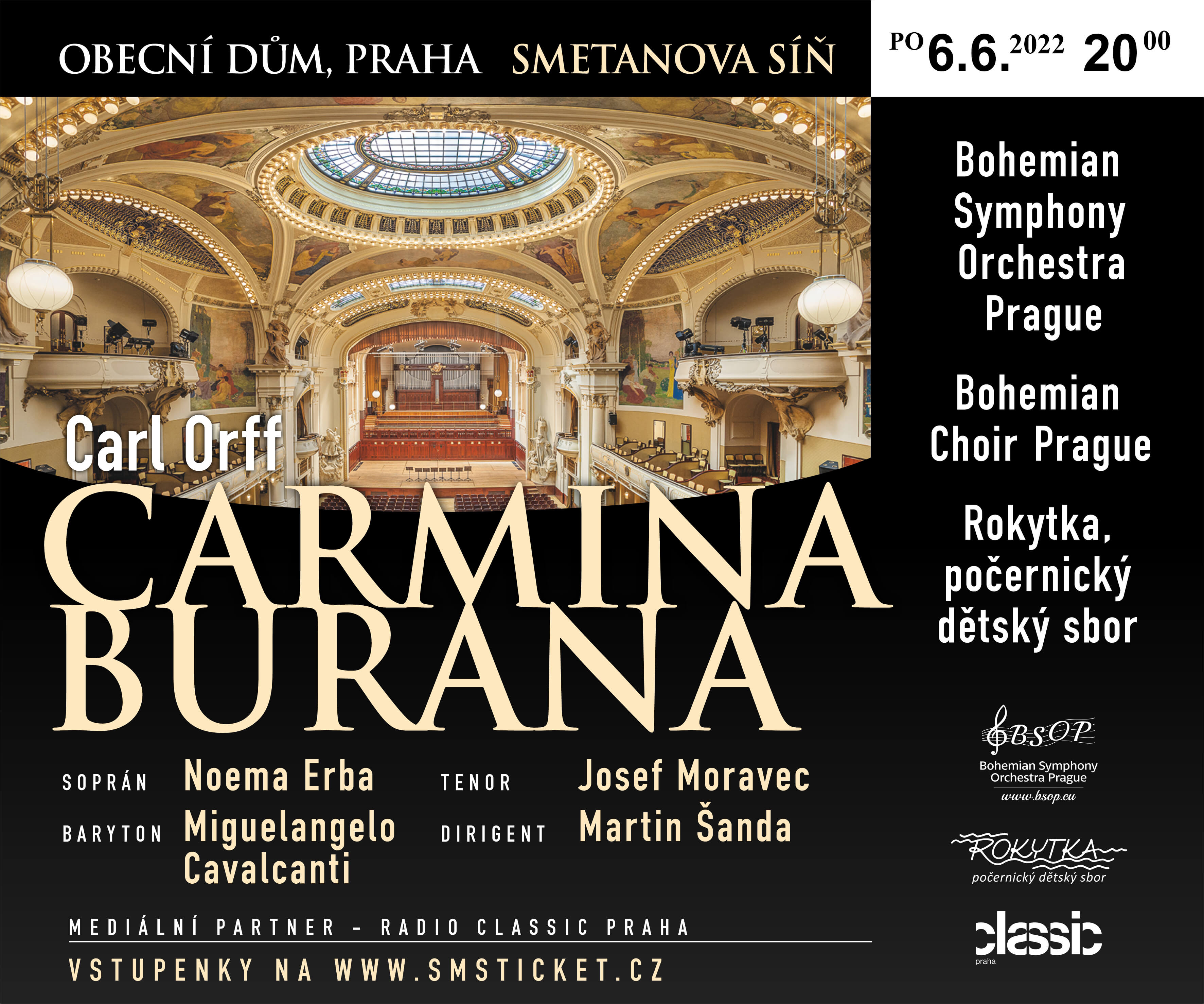 CARMINA BURANA - PŘESUNUTO Z 23.11.2021